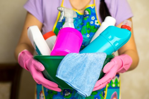 Eco-friendly commercial cleaning supplies and tools