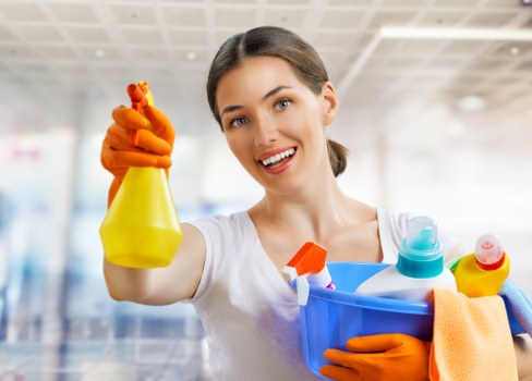 Recycling collection with sorted materials and sustainable waste handling