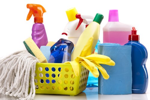 Professional carpet cleaning in a bright living room