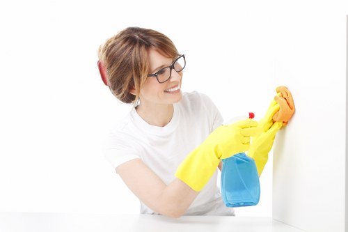 Vacuuming a mattress surface for dust removal