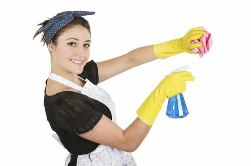 Routine rug care with vacuuming and rotation