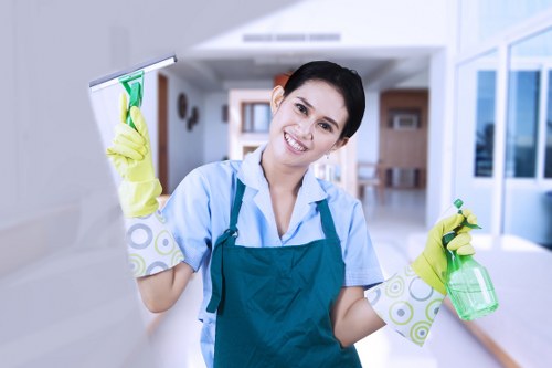 Professional end of tenancy cleaning in a kitchen