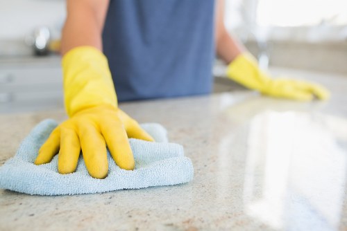 Household cleaning routine supporting long-term maintenance